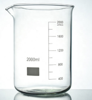 Bécher en verre de laboratoire personnalisé en usine, 5 à 2000 ml