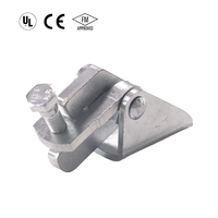Support pivotant sismique réglable 1/2'' en acier électrogalvanisé CE FM certifié, épaisseur 5 mm, simple face, pour sprinkler anti-incendie