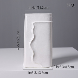 European Vintage Rustic Ceramic Vase With Hydroponic Function Wabi Sabi Style for Living Room Dried Flower Display Decoration - Product Image 6