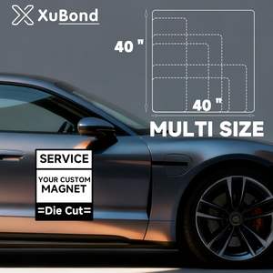 מחיר מכירה ישירות מהמפעל, מגנטים לדלת בהתאמה אישית, שלטים מגנטיים לרכב, מדבקה דקורטיבית לפרסום, גודל בהתאמה אישית - Product Image 5