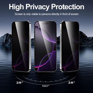 ฟิล์มกันรอยแบบป้องกันการมองเห็น สำหรับ iPhone 17 Pro Max ความแข็ง 9H กระจกนิรภัยป้องกันรอยขีดข่วน สำหรับ iPhone 17 ซีรีส์ - Product Image 2