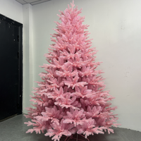 Fabrikpreis Großhandel 2ft bis 12ft Vorbeleuchtete Rosa Künstliche Weihnachtsbäume Mit Lichtern