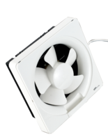 Ventilateur d'extraction carré de 6 pouces, ventilateur mural ultra silencieux pour salle de bain et cuisine, extracteur d'air à forte aspiration