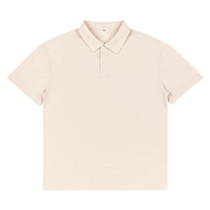 Camiseta Polo para Hombre, Manga Corta, Color Sólido, Algodón, Uso Diario, Cuello de Seda de Hielo - Product Image 2