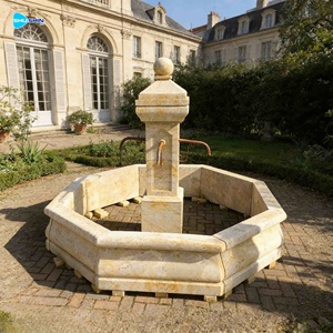 Fontane d'Acqua in Marmo Naturale Stile Francese Antico per Decorazione <span class=keywords><strong>Giardino</strong></span> Esterno, con Accessori in Metallo, in Vendita - Product Image 2