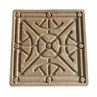 Palette industrielle plate carrée à neuf angles, emboîtable et empilable, moulée, entrée 4 directions, hauteur de fourche 90 mm, gain de place, pour entrepôt logistique