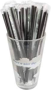 Pajita de plástico de doble o triple diámetro para vasos de pared simple para bebidas frías/calientes - Product Image 5