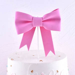 Décoration de gâteau Instagram : Nœud papillon, carte de gâteau, drapeau de gâteau, topper Joyeux <span class=keywords><strong>Anniversaire</strong></span> - Product Image 3