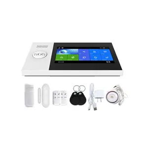 PGST factory wifi kit di sicurezza antifurto certificato CE FCC gsm touchscreen Alexa app control pgst tuya smart home sistema di allarme