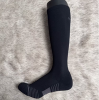 Chaussettes d'équitation respirantes et durables en tricot Coolmax pour adultes unisexes - Chaussettes de sport longues