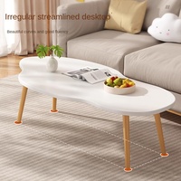 Table basse nordique, salon de petite taille, canapé de ménage, table à thé, petite table moderne simple