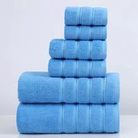 Ensemble de serviettes douces pour spa, best-seller sur Amazon, 100% coton éponge, serviettes de bain de luxe pour hôtel, ensemble de 6 serviettes de bain