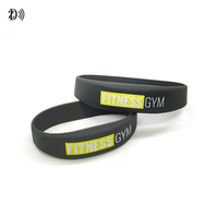 Bracelet en silicone caoutchouc sportif personnalisé avec logo RFID NFC imperméable pour festival, événement, promotion