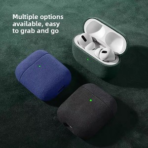 Estuche para Auriculares Pro 3 y 4, Estilo 2025, Color Sólido, con Cubierta de Gamuza Importada - Product Image 3