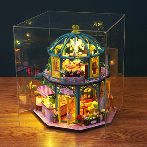 Kit de Modélisme <span class=keywords><strong>en</strong></span> Bois DIY Maison de Poupée - Maison d'Art Yu Jian Nuannuan parmi les Fleurs pour les 14 ans et plus, Jeu de Puzzle 3D STEM 22x21x25cm - Product Image 2