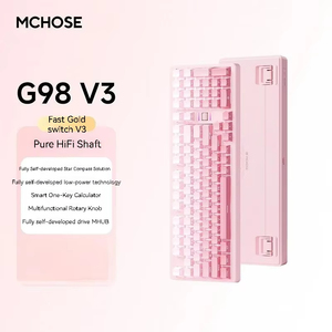 Teclado Mecánico MCHOSE G98 V2/V3 de 98 Teclas con Montaje Gasket, Marco de Aluminio Completo, Interruptores Intercambiables en Caliente, RGB, Cableado, para Juegos y Oficina - Product Image 5