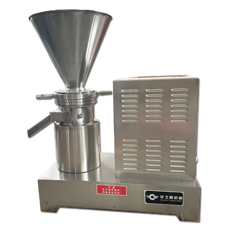 Juice and vegetable juice circulation tube colloid grinding machine for peanut butter and aloe vera gum grinding