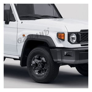 Nuovi accessori 4x4 passaruota archi sopracciglia pickup parafango Flare per Land Cruiser 70 LC79 Singal taxi pickup 2024 + - Product Image 3