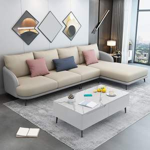 Ruang Hotel desainer furnitur 3 tempat duduk <span class=keywords><strong>Sofa</strong></span> Chesterfield kain serat mikro tempat tidur <span class=keywords><strong>Sofa</strong></span> dengan penyimpanan <span class=keywords><strong>Sofa</strong></span> kulit korduroi Italia - Product Image 2