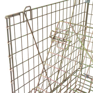 รถเข็นตาข่ายโลหะสำหรับงานหนัก ประสิทธิภาพสูง พร้อมล้อเลื่อนเพื่อการเคลื่อนย้ายที่ง่ายดาย - Product Image 2