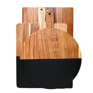 Tabla de cortar de madera funcional con asas y material ecológico para verduras, carne y queso para cualquier cocina - Product Image 1