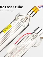 Tabung Laser Shanghai Shenlei 60W 80W 100W 130W 150W Daya Tinggi CO2 10.6um Aksesoris Mesin Pemotong dan Pengukir 4.5kg