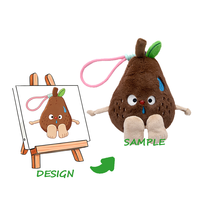 Jouet en peluche brodé sur mesure, matière en peluche super douce, personnalisé pour soulager le stress, cadeau, décoration