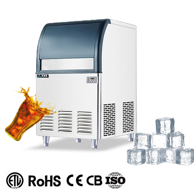 Lanxin Ice Machine Commercial Milk Tea Shop Small Fully Automatic Square Ice Bar Cafe