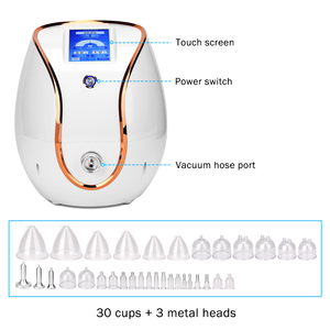 Appareil <span class=keywords><strong>de</strong></span> beauté pour agrandissement des fesses et du sein, petit et léger, 30 tasses et 3 têtes en métal, livraison gratuite - Product Image 2
