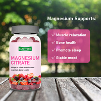 Suplemen Diet Gummy Magnesium Sitrat Label Khusus OEM Meningkatkan Kesehatan Tulang dan Mendukung Kekuatan Otot untuk Dewasa