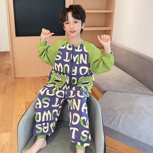Sac de couchage pour enfants, <span class=keywords><strong>pyjama</strong></span> une pièce pour garçons, 100% coton pur, vêtements de maison mignons à motifs de dessins animés, disponible en gros - Product Image 5