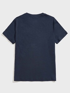 เสื้อยืดผู้ชาย ทรงพอดีตัว คอกลม แขนสั้น ปรับแต่งได้ที่โรงงานเสื้อผ้า F10 - Product Image 2
