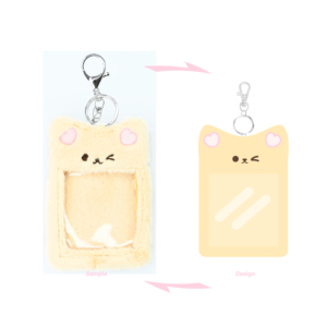Custodia per carte di peluche in stile coreano dal design personalizzato custodia per <span class=keywords><strong>foto</strong></span> kpop porta carte di credito per <span class=keywords><strong>foto</strong></span> con stelle - Product Image 5
