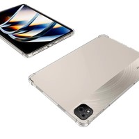 Infinix XPad için 11 inç 2024 Tablet kılıfı şeffaf yumuşak TPU darbeye arka kapak iTel Pad için bir 10.1 inç 2023 hava yastığı kabuk