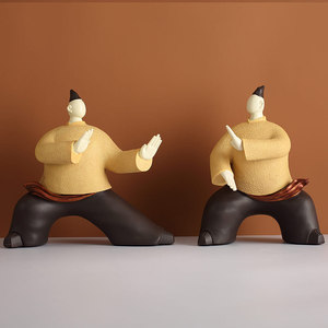 งานฝีมือเรซิ่นรูปไทเก๊กสไตล์จีน ของตกแต่งบ้าน สำหรับห้องนั่งเล่น ตู้วางทีวี ทางเข้าบ้าน ตู้เก็บไวน์ - Product Image 1