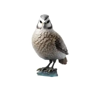 Resin Partridge statue/figurine/sculpture, Custom polyresin Tabletop animal Gift & Crafts for Home & Office