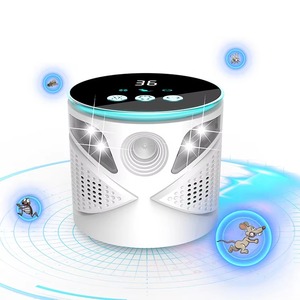 360 °   Répulsif Ultrasonique à Fréquence Modulée pour Rongeurs et Moustiques, Dispositif de Contrôle des Nuisibles Écologique à Tension Variable Visible - Product Image 1