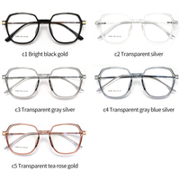 Vente en gros de lunettes de vue Vintage en métal personnalisé TR 90, monture mixte optique pour hommes et femmes