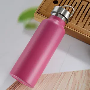 Factory Wholesale 500ml Custom Eco Friendly Product 2023 Portable Vacuum Sport Bottles Vacuum Flask with Handgrip