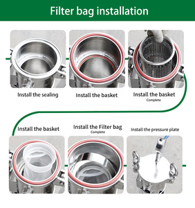 Nuovo Alloggiamento per Filtro a Sacchetto in Acciaio Inossidabile, Servizi OEM/ODM, Attrezzature per Filtrazione Industriale - Product Image 6