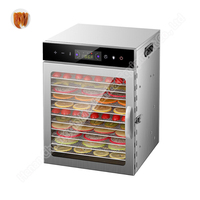 Déshydrateur de fruits et légumes 20 plateaux Déshydrateur commercial 24 couches Sécheur de fruits et légumes