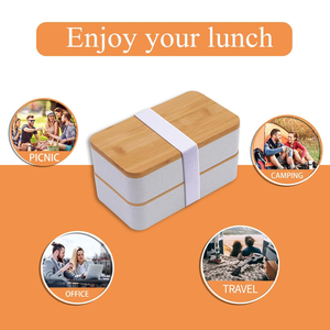 Adults <b>Lunch</b> <b>Box</b> and Drinking Cup for Men Bento <b>Box</b> <b>Lunch</b> <b>Box</b> <b>Stackable</b> Food Container with Built-in Utensil Set - Product Image 3