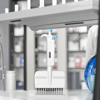 Pipettes mécaniques en plastique réglables à 12 canaux MicroPette Plus avec embout magnétique – Offre Spéciale
