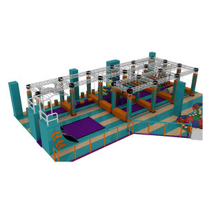 Trampolín de interior opular para niños, equipo de entrenamiento ninja Warrior, con rickety - Product Image 2