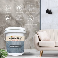 Mejor precio Cemento Látex Masilla a prueba de humedad Brillo decorativo Acrílico Estuco Pintura de revestimiento de pared blanca