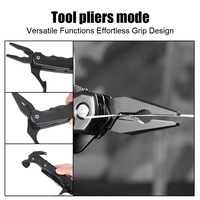 Pince multifonction marteau à griffes en acier inoxydable, outil durable avec étui en nylon, garantie 1 an, pour survie en extérieur, camping, chasse, randonnée