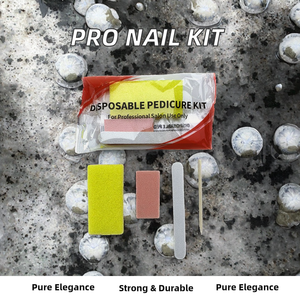 Ensemble professionnel de <span class=keywords><strong>manucure</strong></span> et pédicure en gros, kit d'outils à ongles personnel pour filles, acrylique - Product Image 2