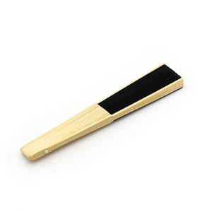 Wholesale Black Blank <b>Paper</b> Folding Fan DIY Painting Bamboo Hand Fan With Custom LOGO - Product Image 3