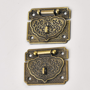 Boucle carrée en alliage de zinc, couleur bronze brossé, accessoires de quincaillerie pour la fabrication de boîtes en bois et de bagages - Product Image 1