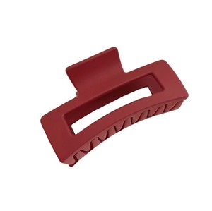 2022 lujo nuevo diseño concha de tortuga resina plástica mate rectángulo cuadrado Pinza para el pelo grande <span class=keywords><strong>Helen</strong></span> para mujeres AA - Product Image 4
